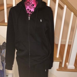 Polo Ralph Lauren sweatsuit outfit set sweater and joggers pants